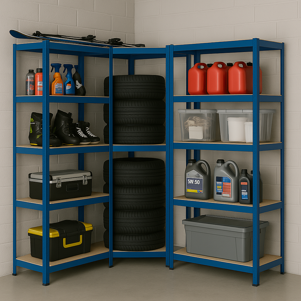 Regál na pneumatiky